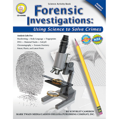 MARK TWAIN MEDIA Forensic Investigations Activity Book 404098